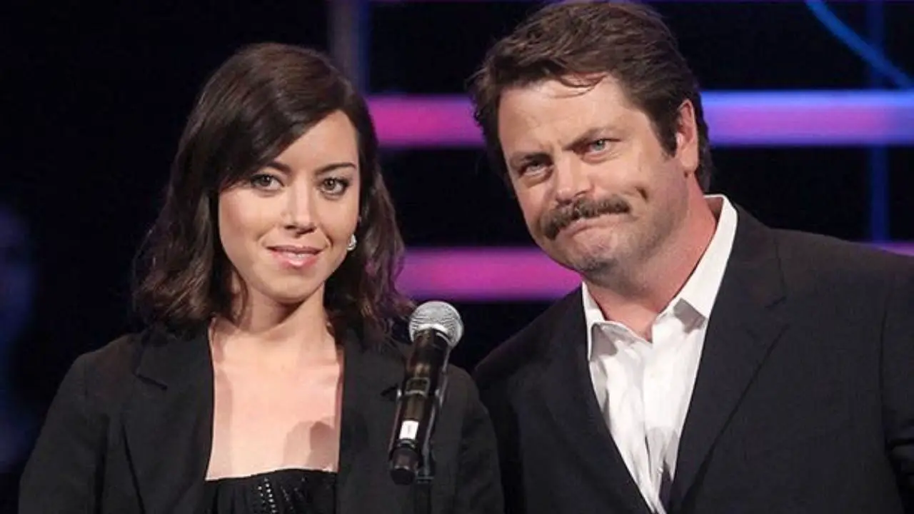 Nick Offerman and Aubrey Plaza to star in Mountain Dew's Super Bowl commercial, Having a Blast. netflixdeed.com