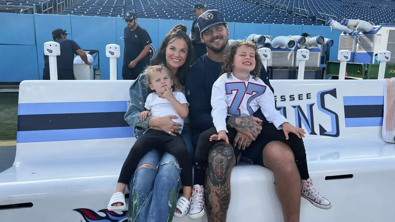 Taylor Lewan and his wife, Taylin Lewan, got married in April 2016. netflixdeed.com