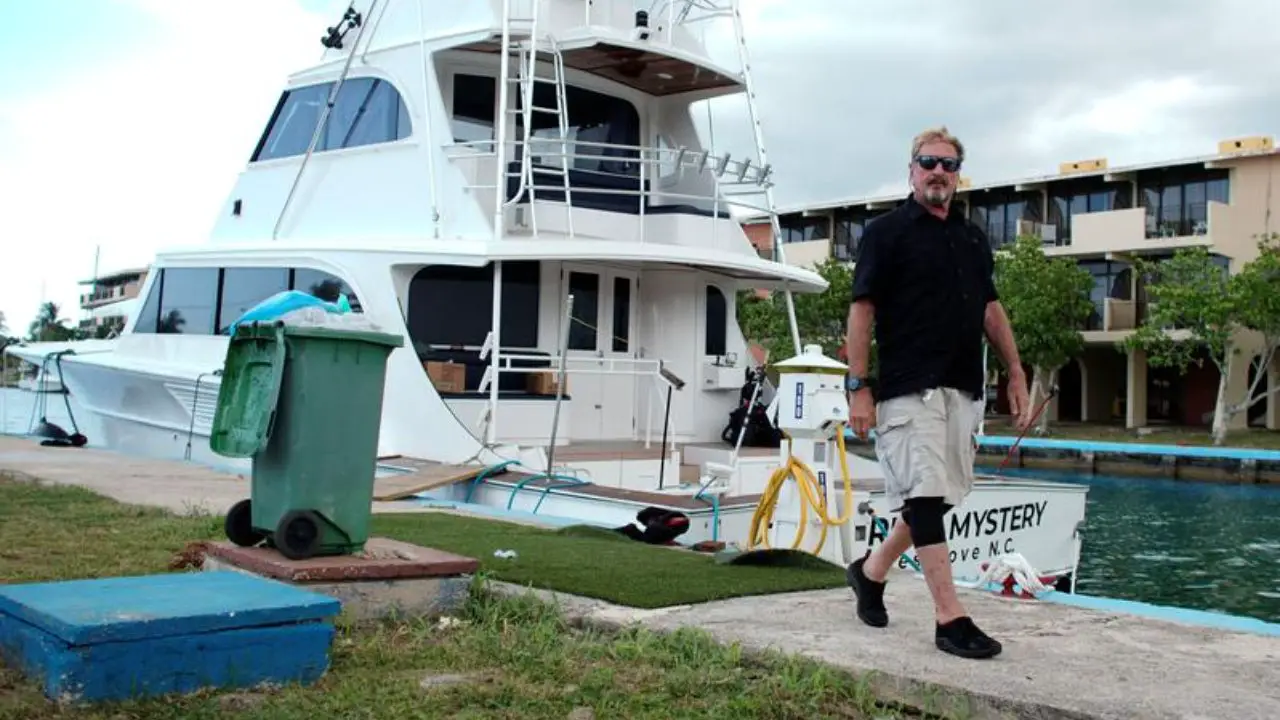 john mcafee yacht wolf of wall street