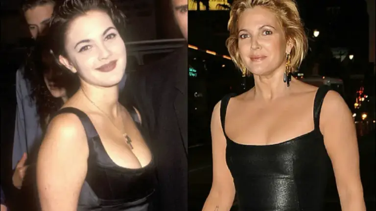 Drew Barrymore breast reduction plastic surgery reason back pain 2023 netflixdeed.com