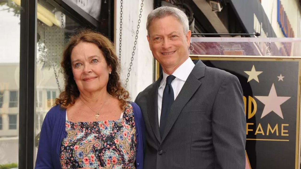 Gary Sinise with his wife, Moira Harris Sinise.