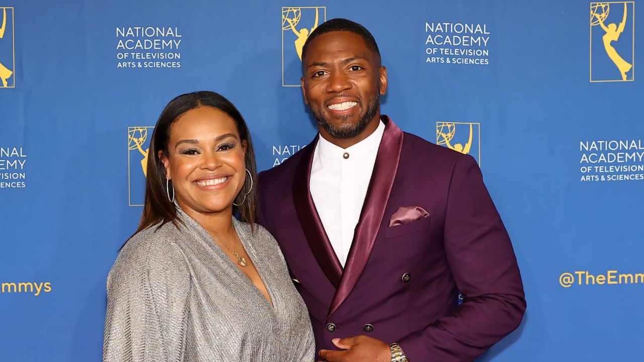 Ryan Clark with his wife, Yonka Clark.