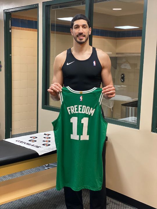 Enes Kanter Freedom.